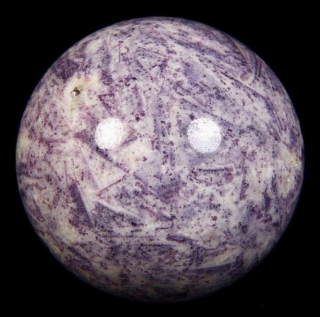 Bamboo Leaves Agate-Purple